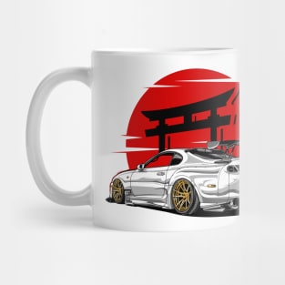 Supra 2JZ JDM Tuning Car 90s rising sun Mug